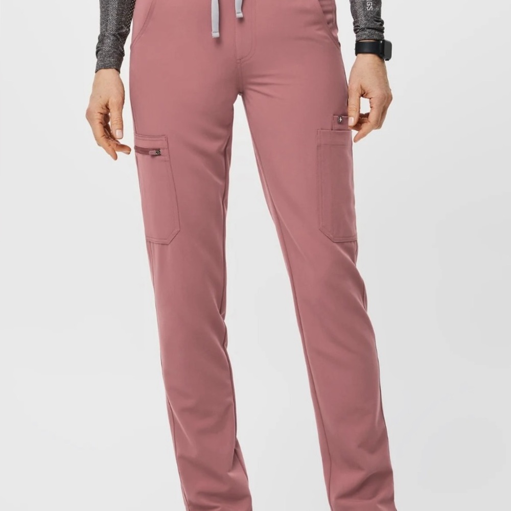 Figs Mauve Straight Leg Pants